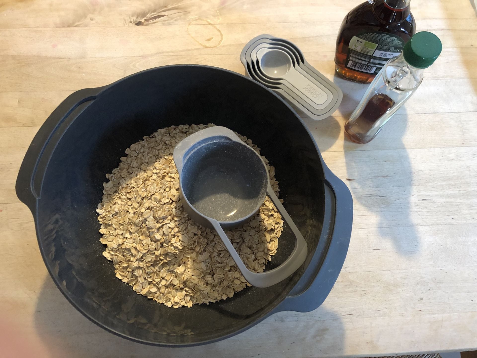 Preparation for granola recipe